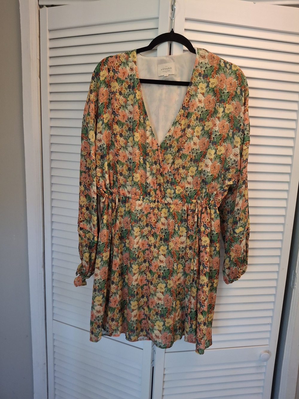 Sezane Barbara Mini Dress In Spring Floral Sz 8